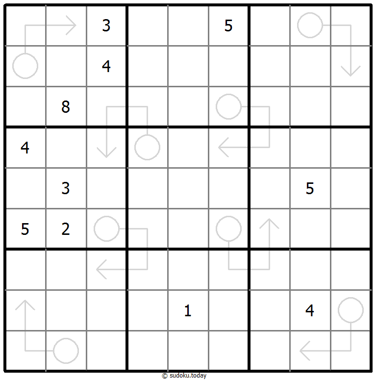 Arrow Sudoku Dia 10 de enero de 2026