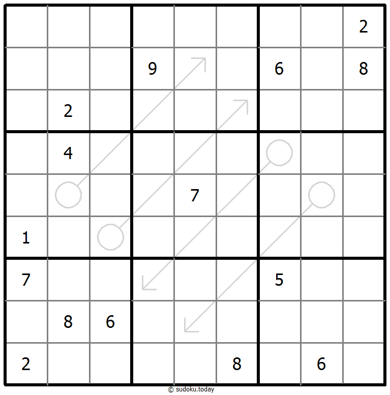 Sudoku con flechas repetibles