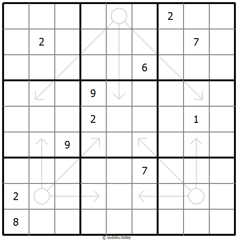 Arrow Sudoku Dia 14 de enero de 2026