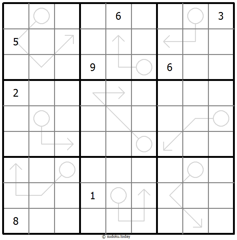 Sudoku con flechas repetibles