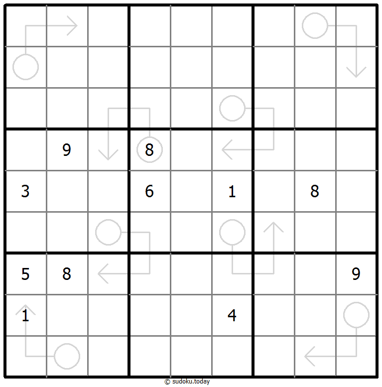 Arrow Sudoku Dia 11 de diciembre de 2025