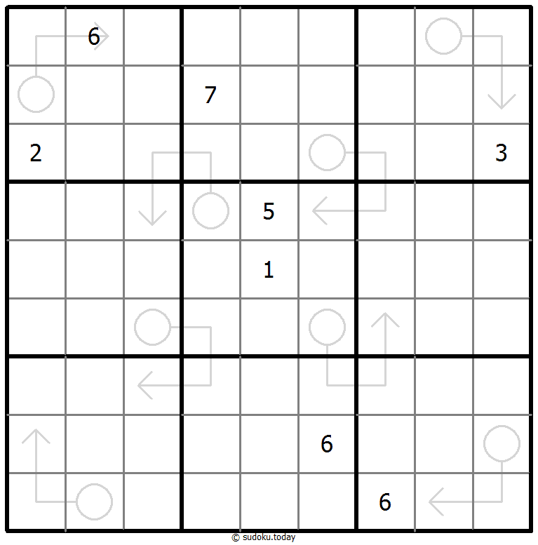 Arrow Sudoku Dia 14 de enero de 2026