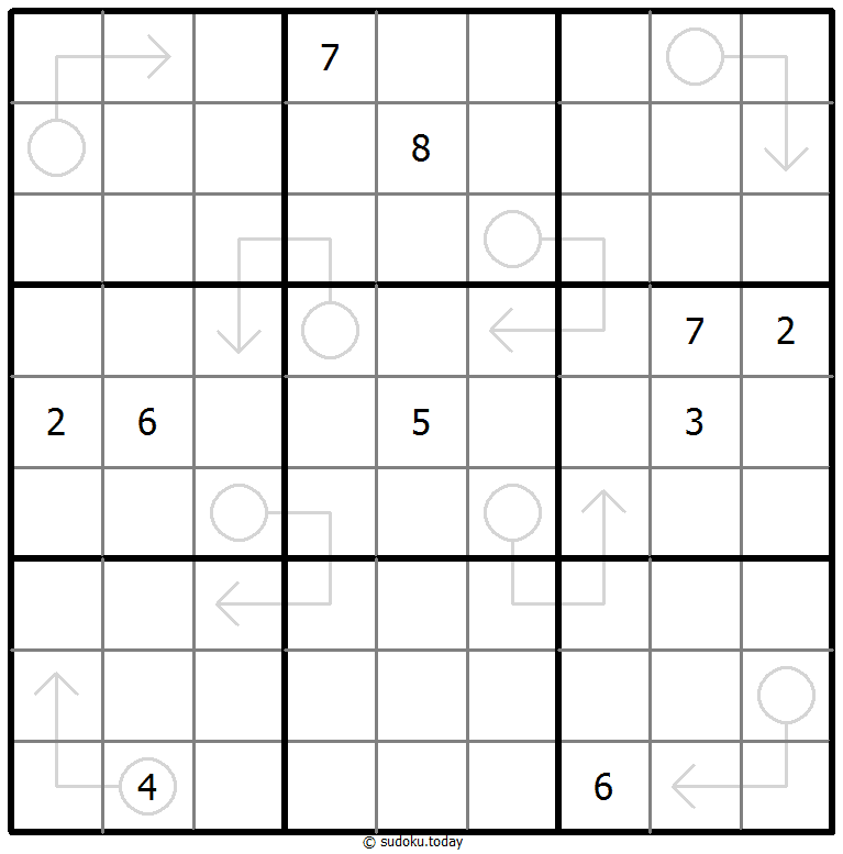 Sudoku con flechas repetibles