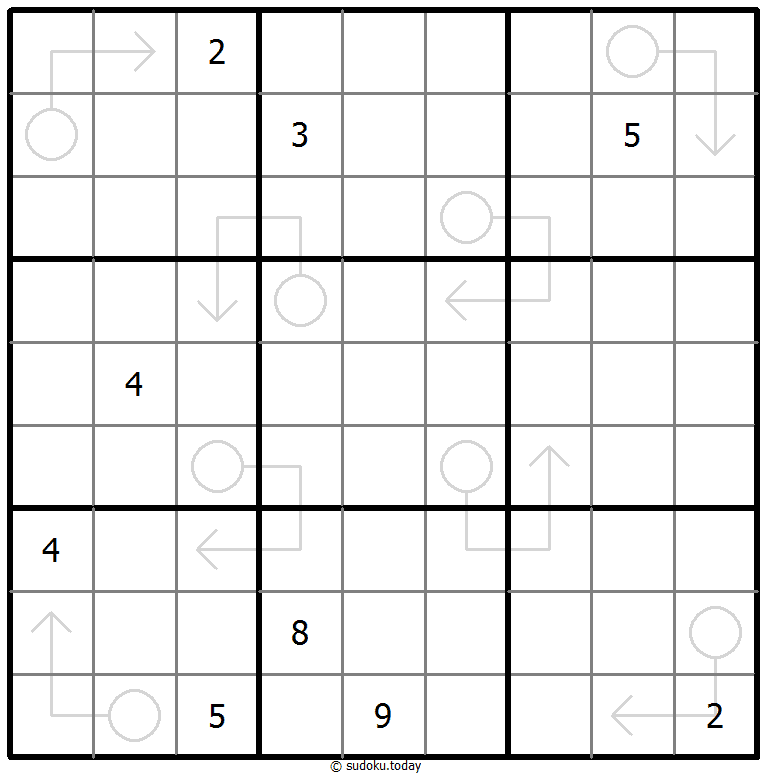 Sudoku con flechas repetibles