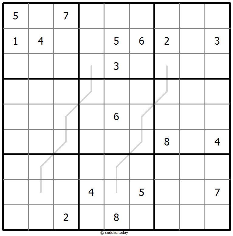 Creasing Sudoku Dia 17 de enero de 2026