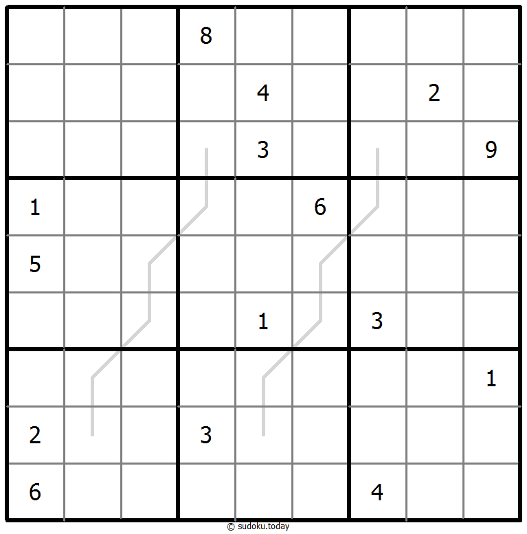 Creasing Sudoku Dia 21 de enero de 2026