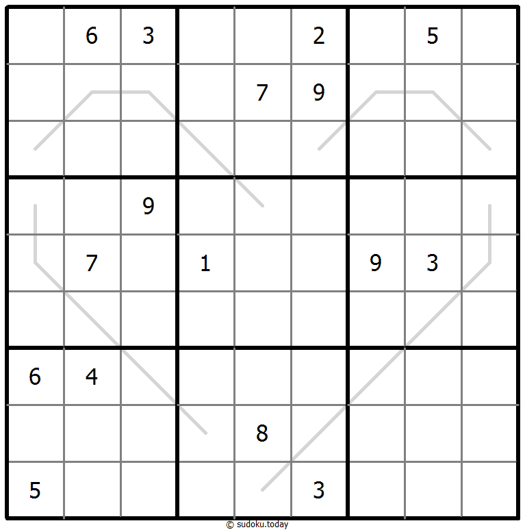 Sudoku de líneas par/impar #67601