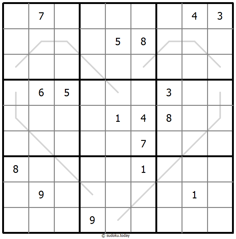 Sudoku de líneas par/impar #67620