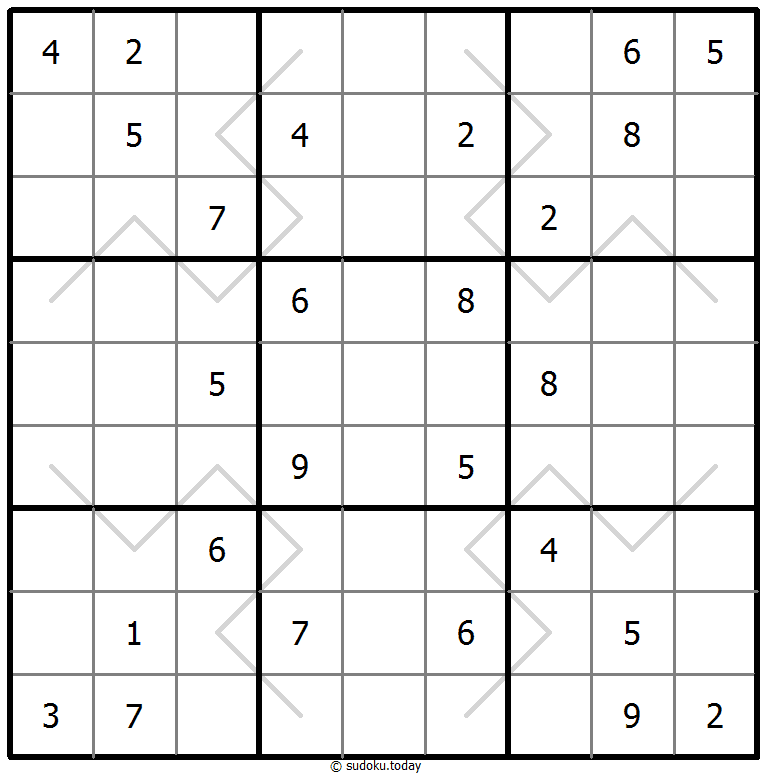 Sudoku de líneas par/impar #67624