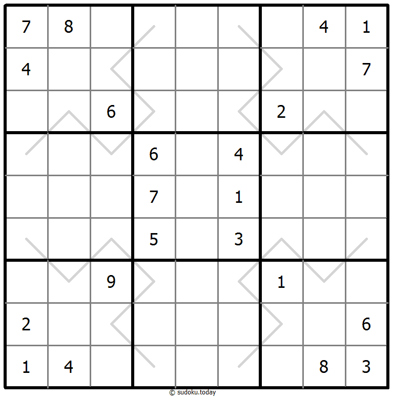 Sudoku de líneas par/impar #67625