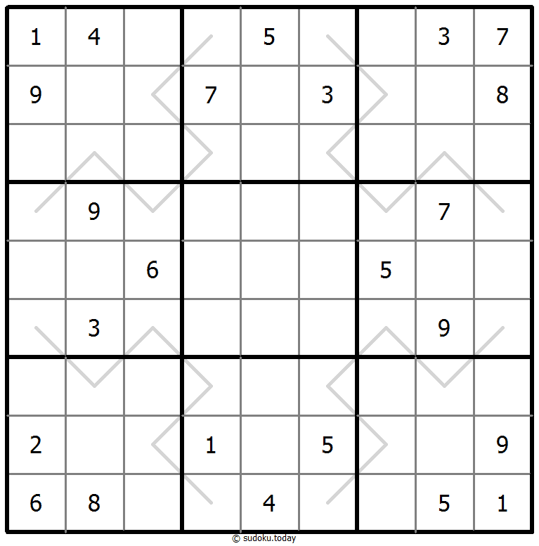 Sudoku de líneas par/impar #67632