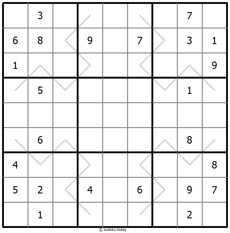 Sudoku de líneas par/impar