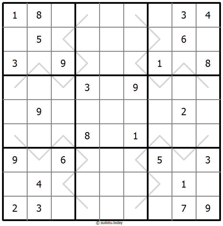 Sudoku de líneas par/impar #67636