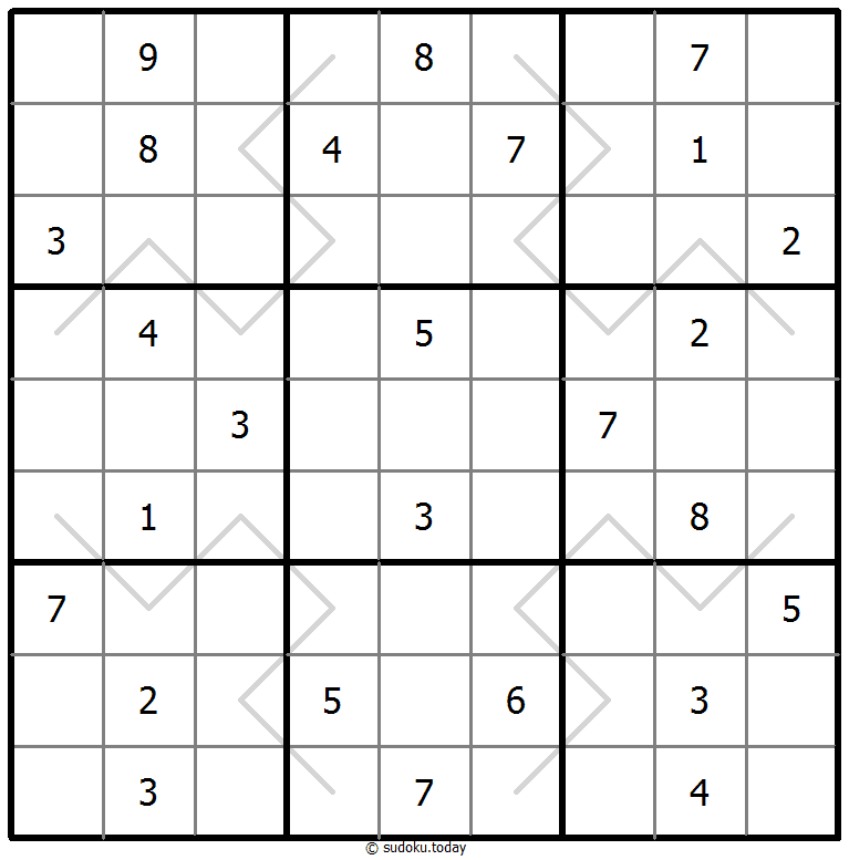 Sudoku de líneas par/impar #67638