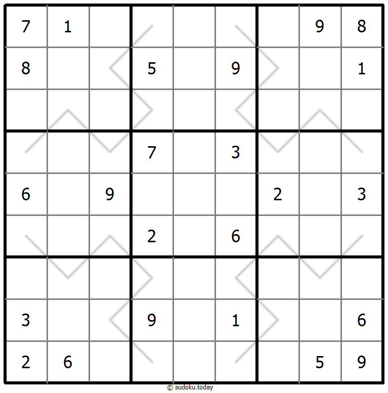 Sudoku de líneas par/impar #67649