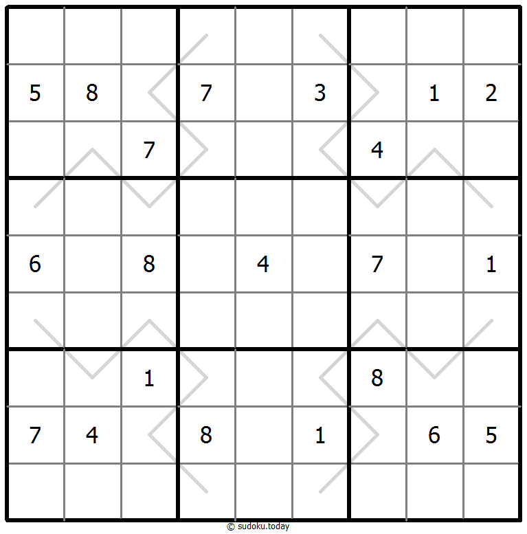 Sudoku de líneas par/impar #67652