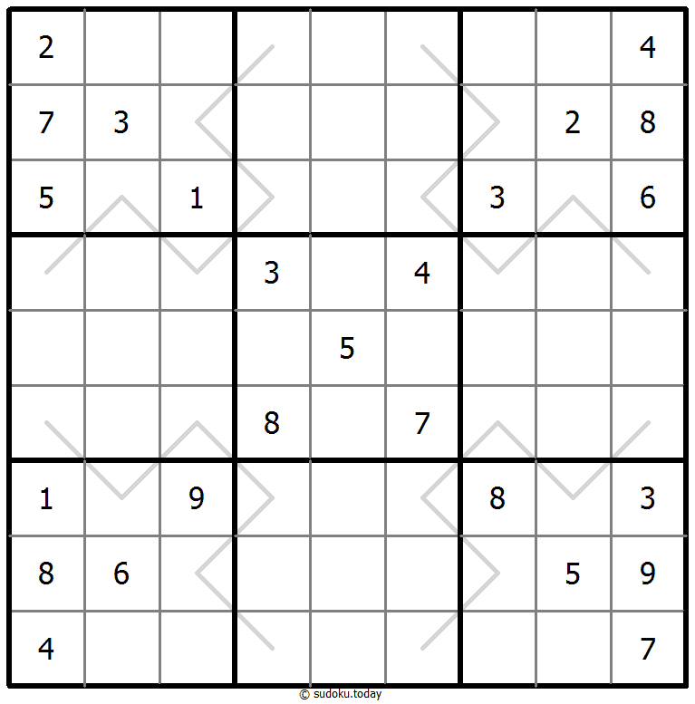 Sudoku de líneas par/impar #67653
