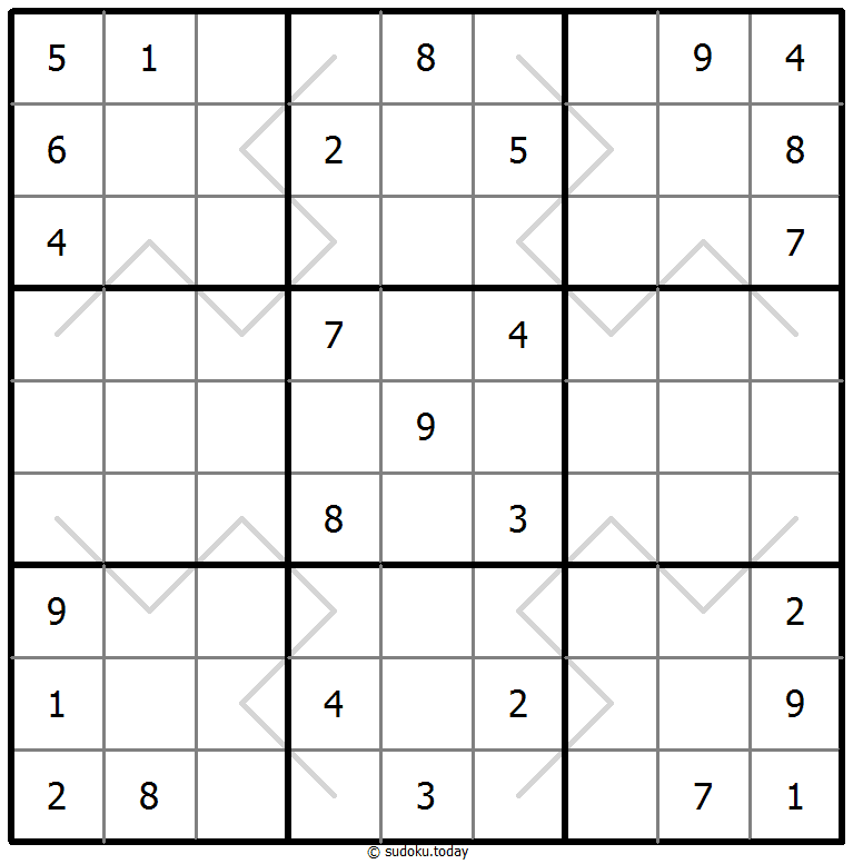Sudoku de líneas par/impar #67662
