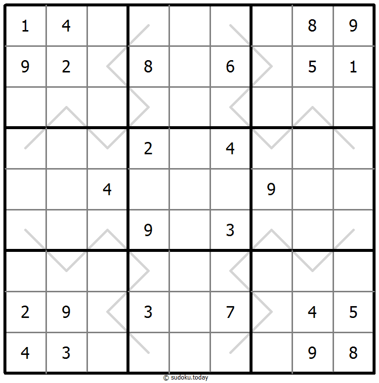 Sudoku de líneas par/impar #67667