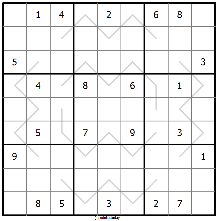 Sudoku de líneas par/impar #67673