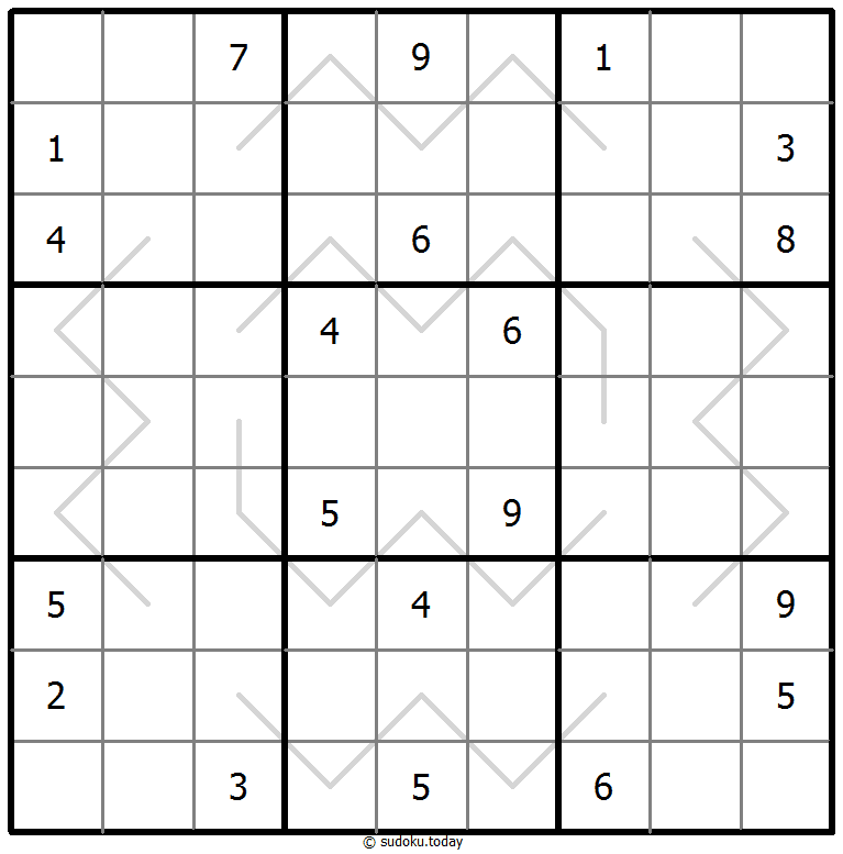 Sudoku de líneas par/impar #67674