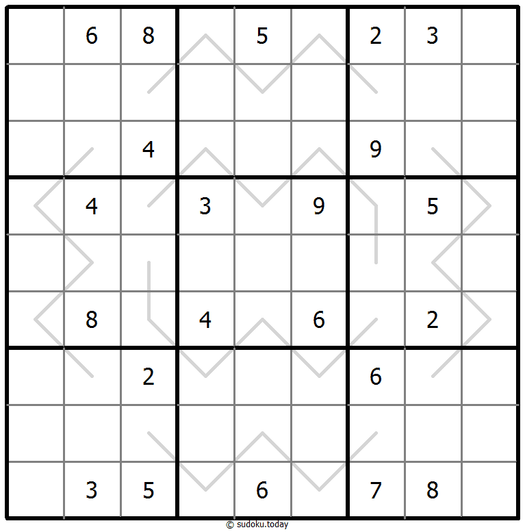 Sudoku de líneas par/impar #67678