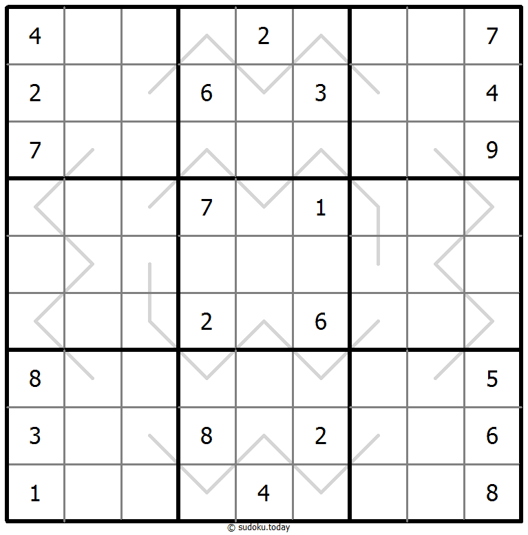 Sudoku de líneas par/impar #67685