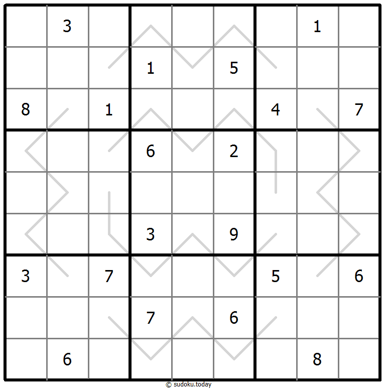 Sudoku de líneas par/impar #67687