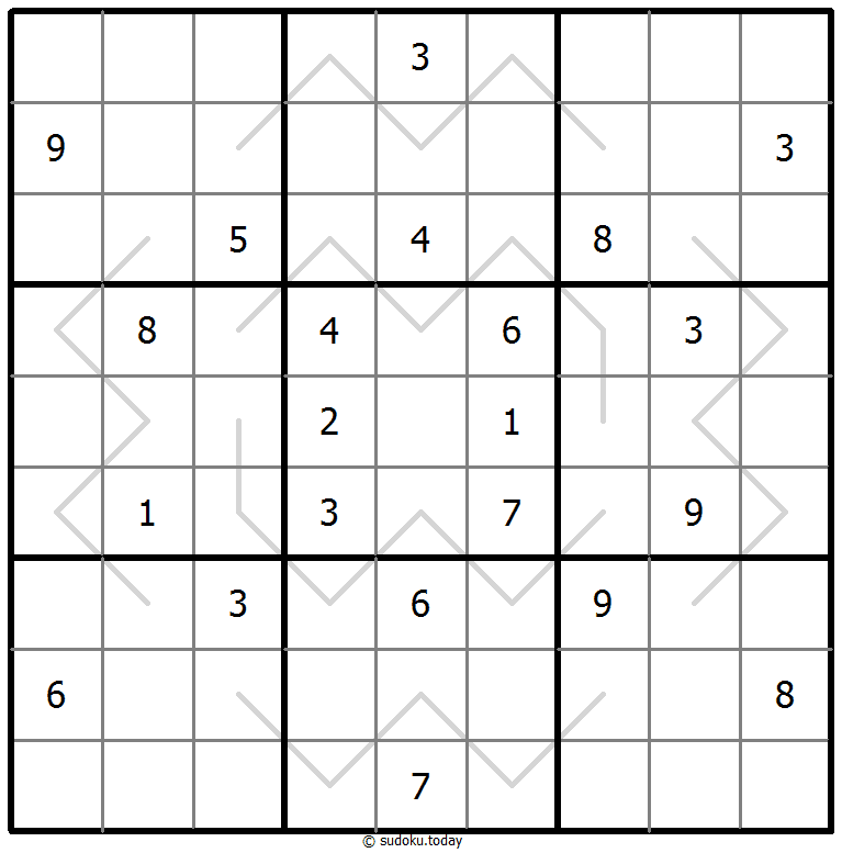 Sudoku de líneas par/impar #67691