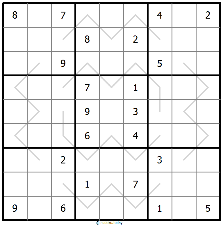 Sudoku de líneas par/impar #67692