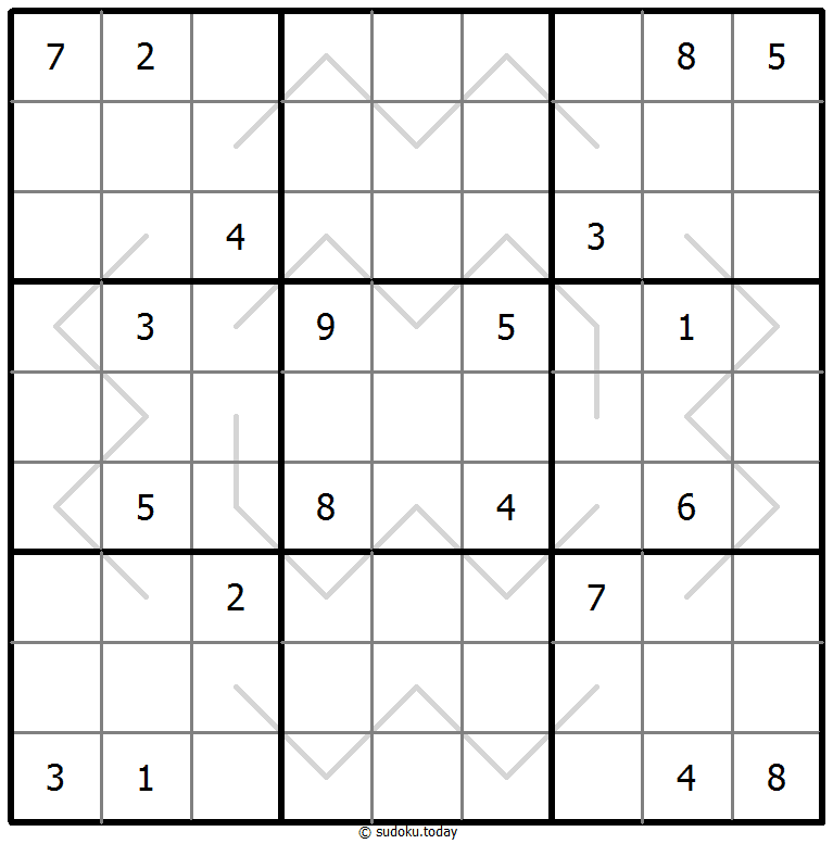 Sudoku de líneas par/impar #67694