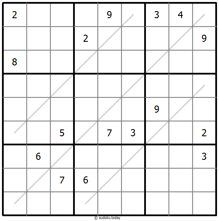 Sudoku de líneas par/impar