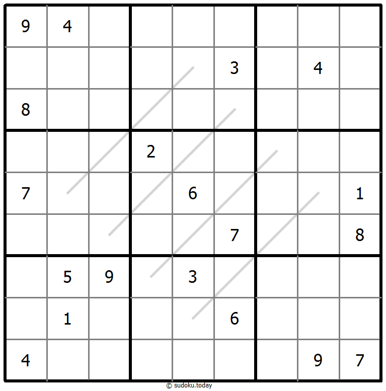 Sudoku de líneas par/impar