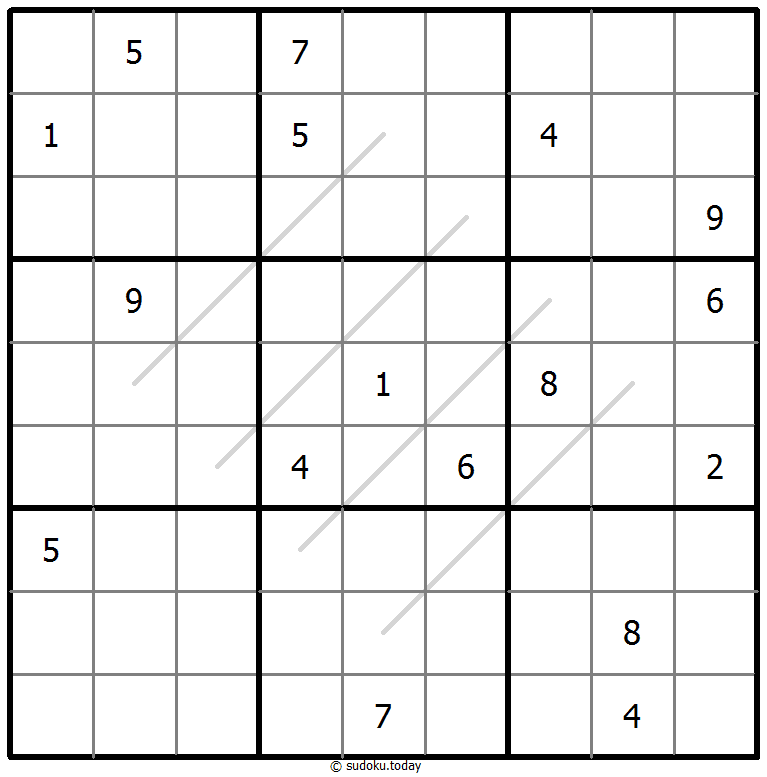 Sudoku de líneas par/impar
