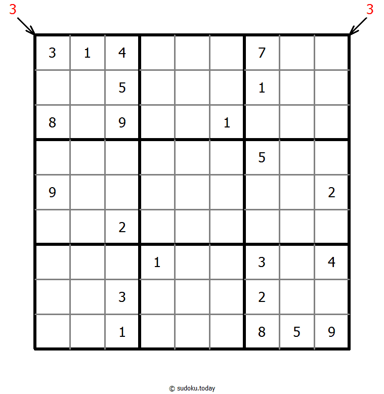 Sudoku de dirección
