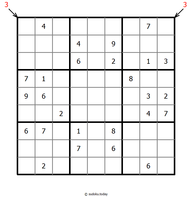 Sudoku de dirección