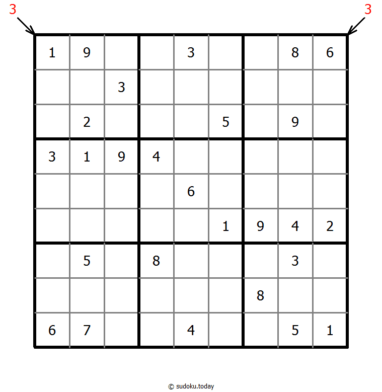 Sudoku de dirección
