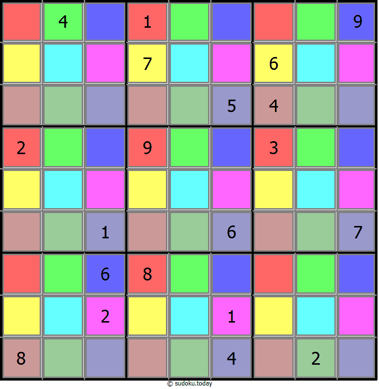 Color Sudoku Dia 03 de diciembre de 2025