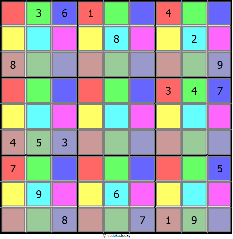 Color Sudoku Dia 06 de diciembre de 2025