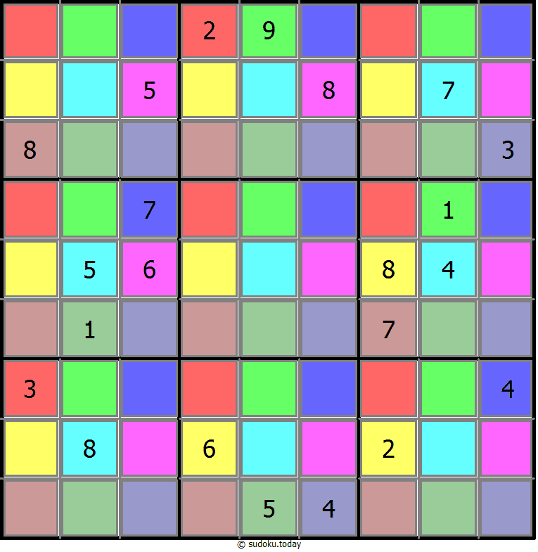 Color Sudoku Dia 25 de noviembre de 2025