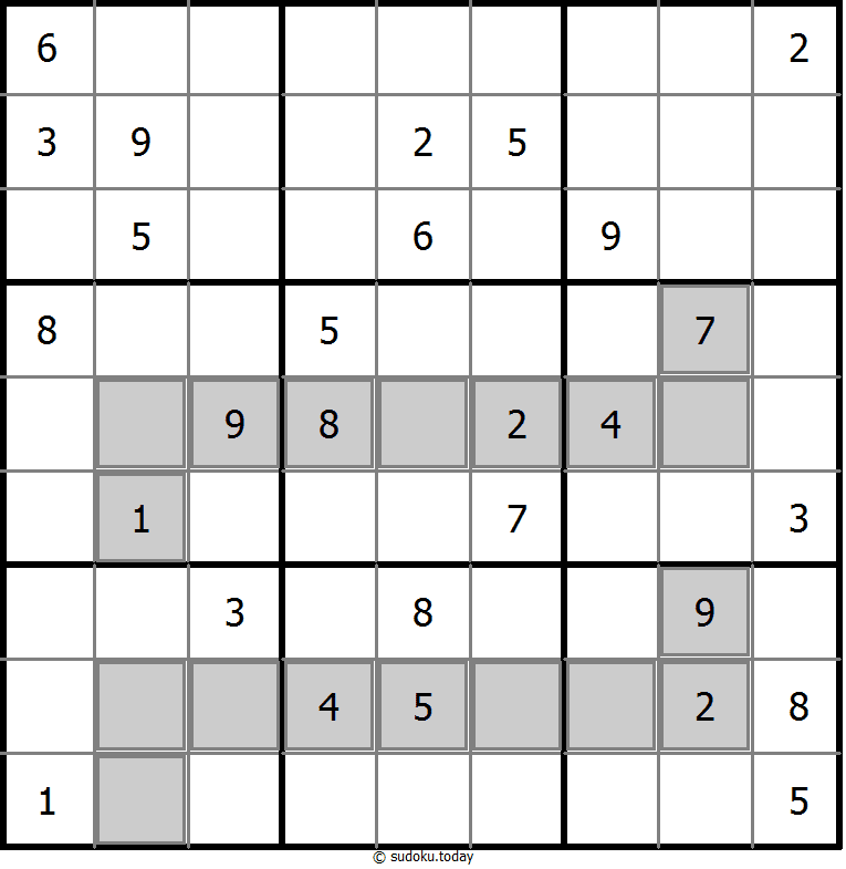 Sudoku de áreas extra