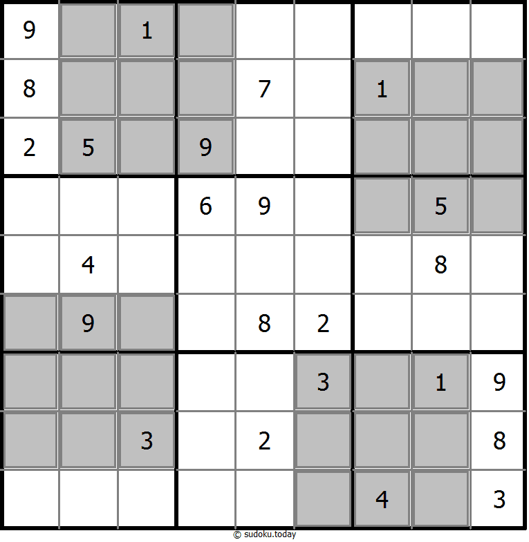 Sudoku de áreas extra