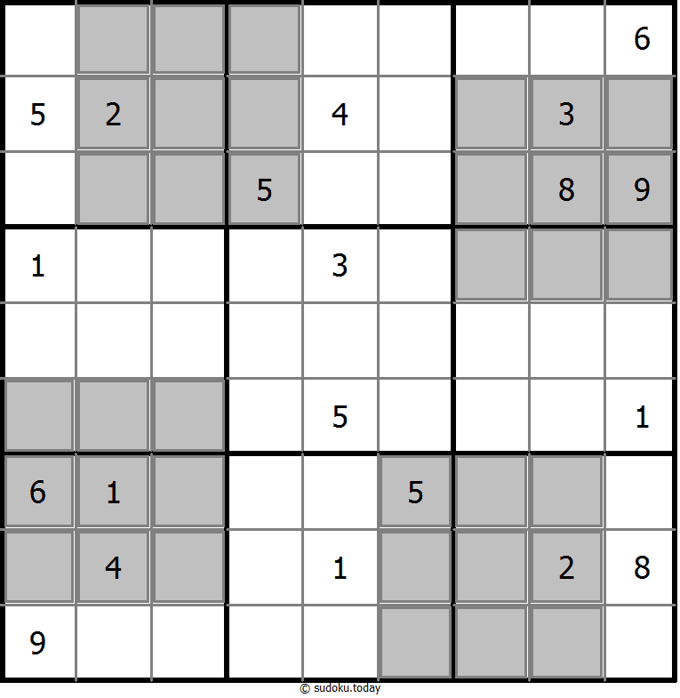 Sudoku de áreas extra