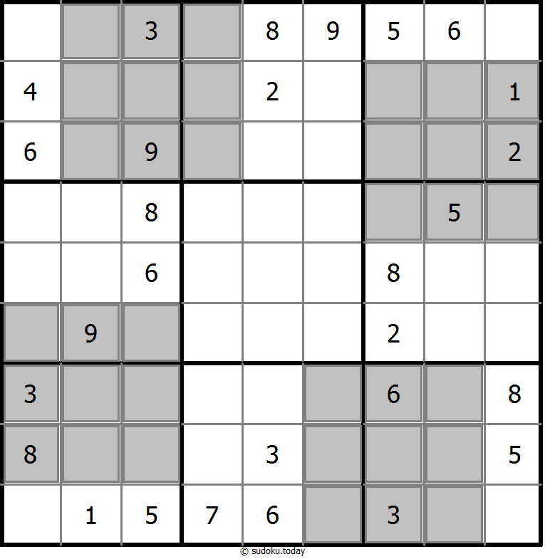 Sudoku de áreas extra