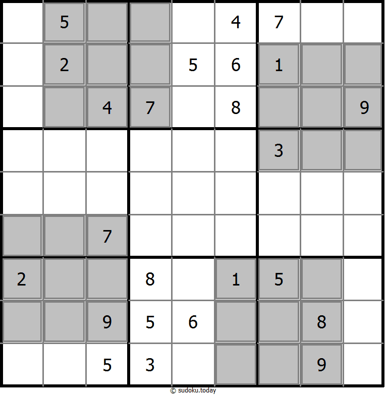 Sudoku de áreas extra