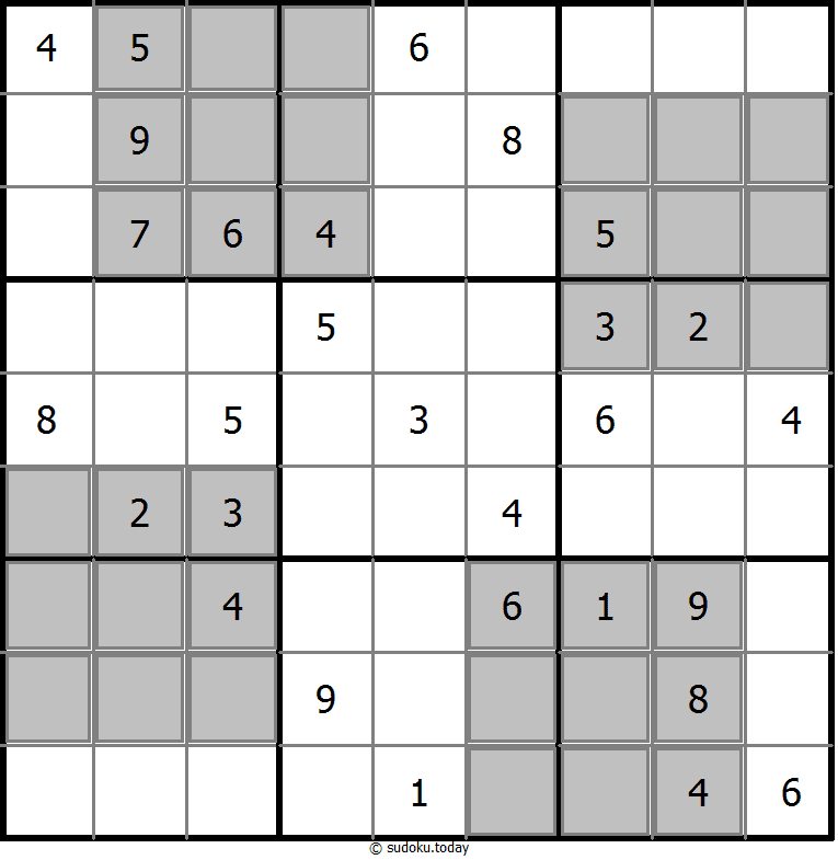 Sudoku de áreas extra