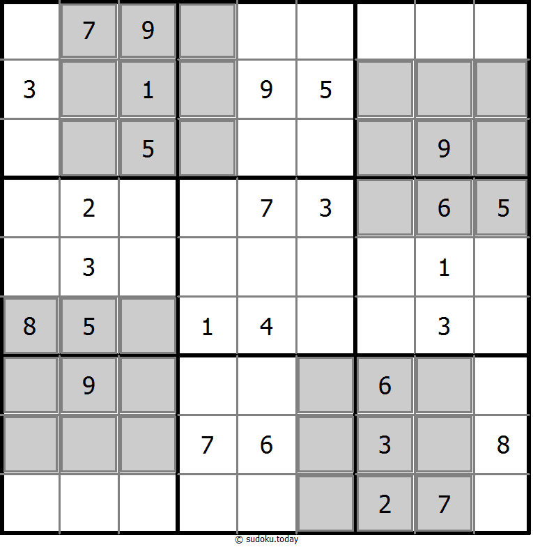 Extra Regions Sudoku Dia 14 de noviembre de 2025