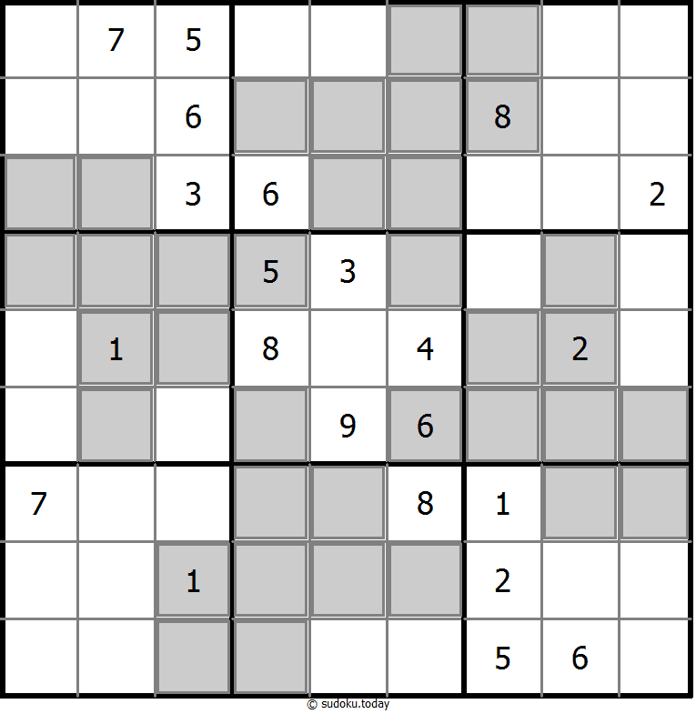 Sudoku de áreas extra