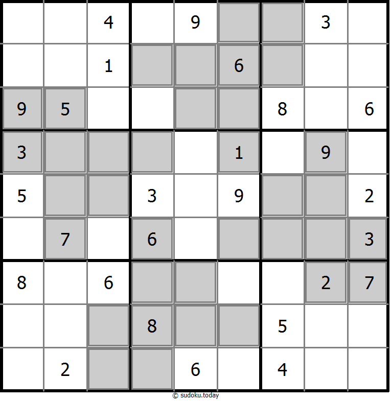 Sudoku de áreas extra