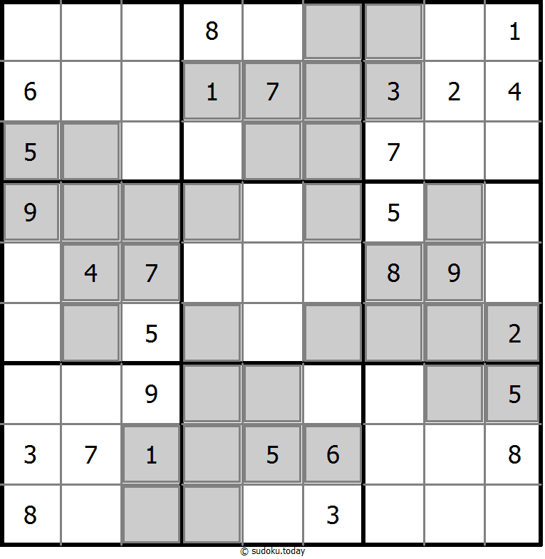 Sudoku de áreas extra